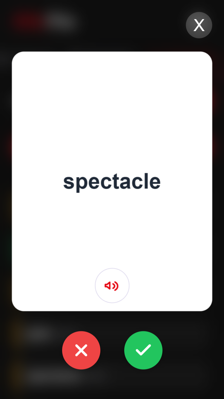 Flashcards screenshot